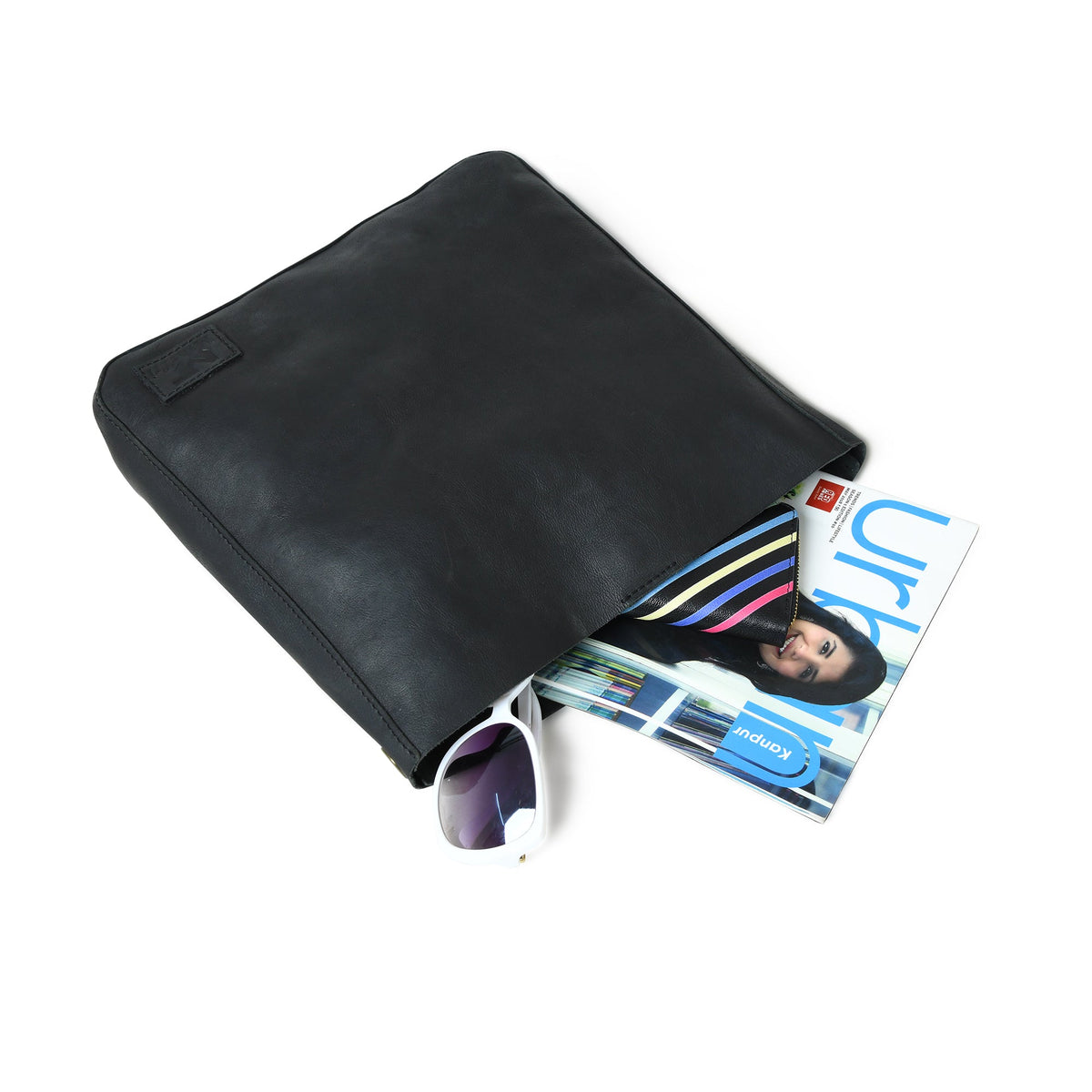 Classy Leather Bags Serenity Everyday Crossbody Sling, Black - AVBL MRKT (8)
