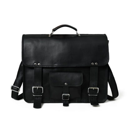 Classy Leather Bags Shadow Silver Black Messenger Bag - AVBL MRKT (1)