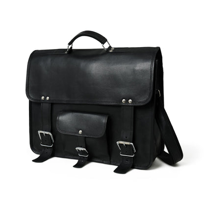 Classy Leather Bags Shadow Silver Black Messenger Bag - AVBL MRKT (3)