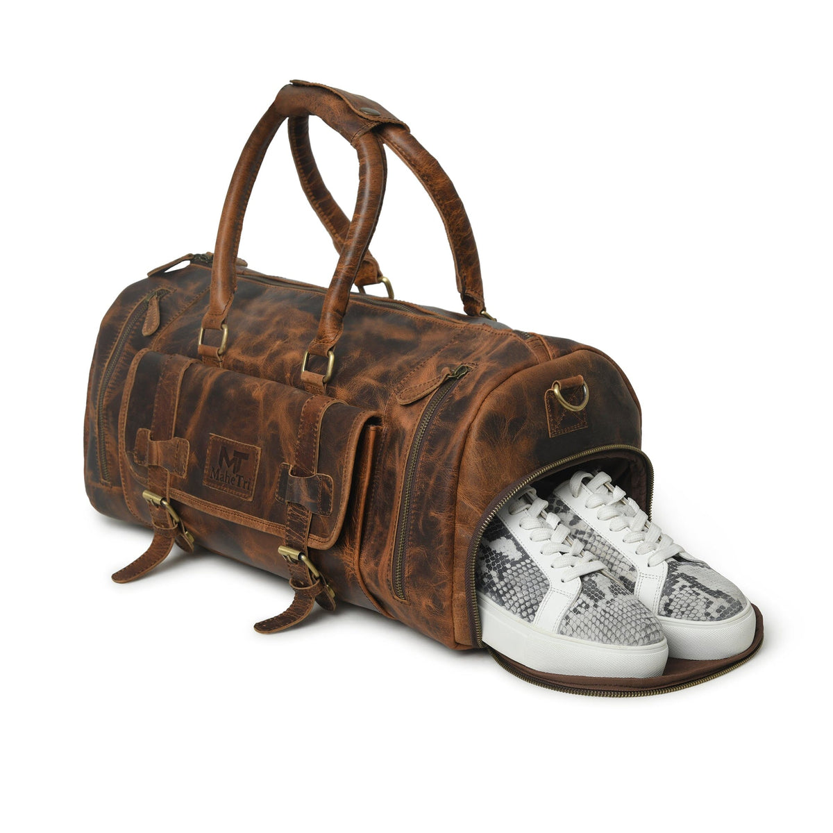 Classy Leather Bags Sinclair Buffalo Duffle - AVBL MRKT (1)