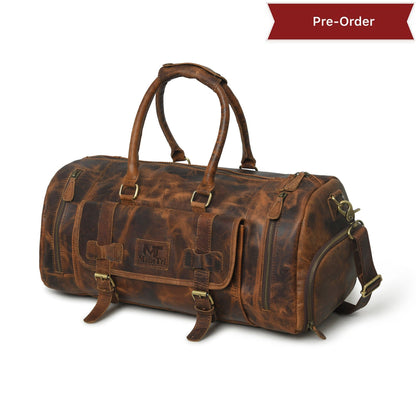 Classy Leather Bags Sinclair Buffalo Duffle - AVBL MRKT (10)