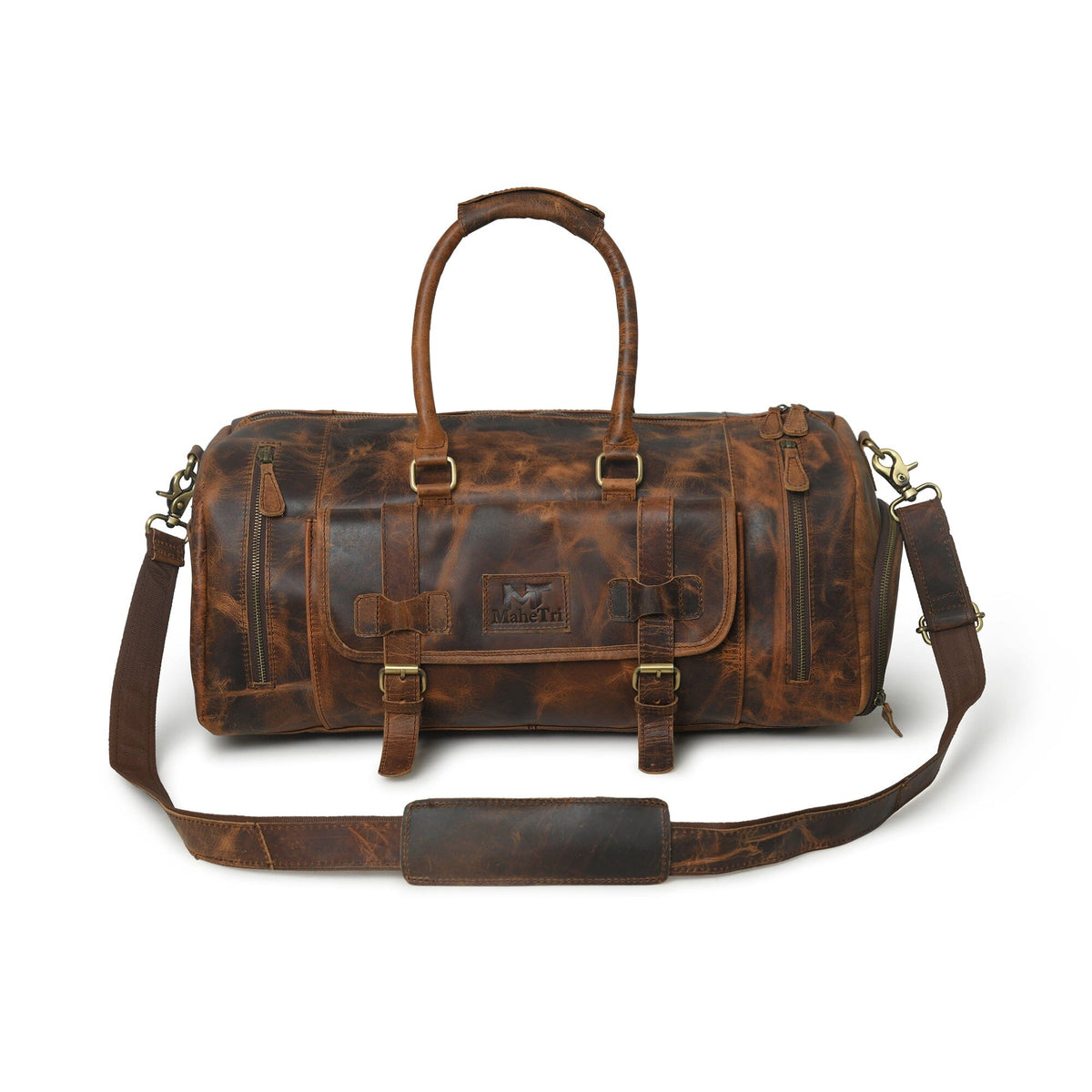 Classy Leather Bags Sinclair Buffalo Duffle - AVBL MRKT (4)