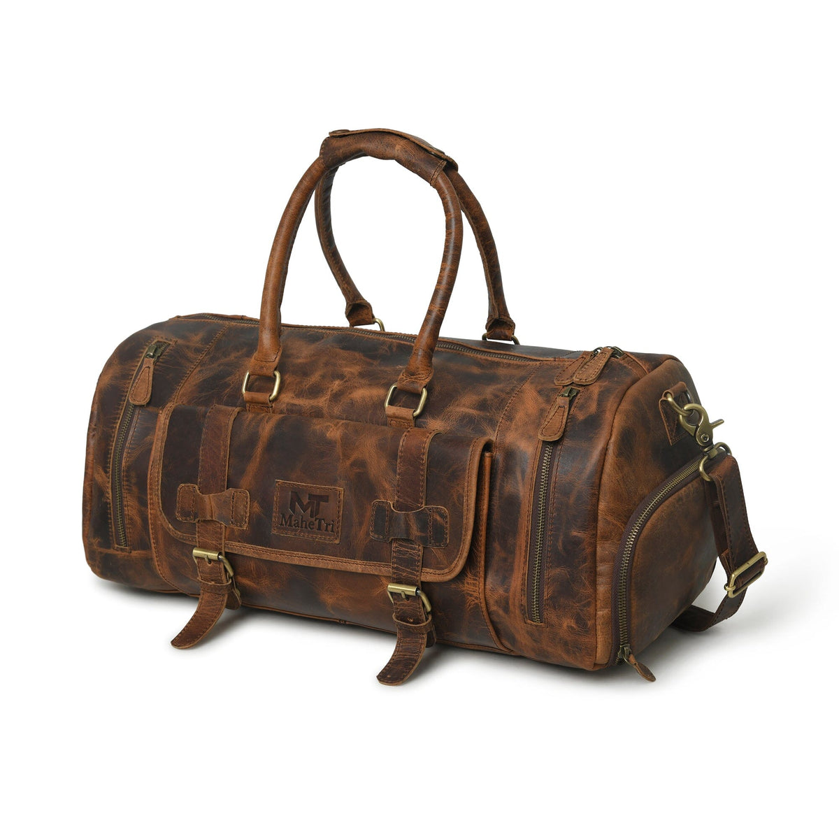 Classy Leather Bags Sinclair Buffalo Duffle - AVBL MRKT (9)