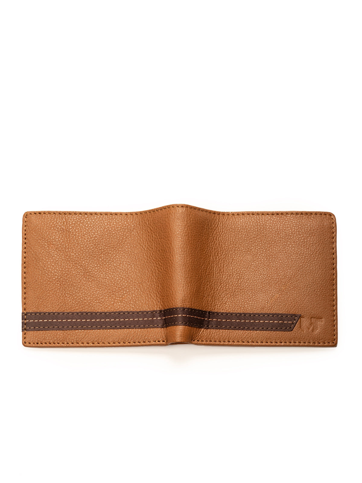 Classy Leather Bags Stripe Brown Men's Wallet - AVBL MRKT (4)