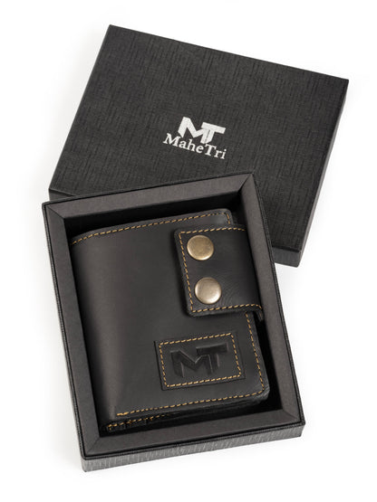 Classy Leather Bags Swift Hold Wallet - Black - AVBL MRKT (2)