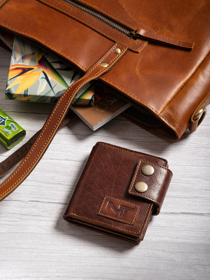 Classy Leather Bags Swift Hold Wallet - Brown - AVBL MRKT (6)