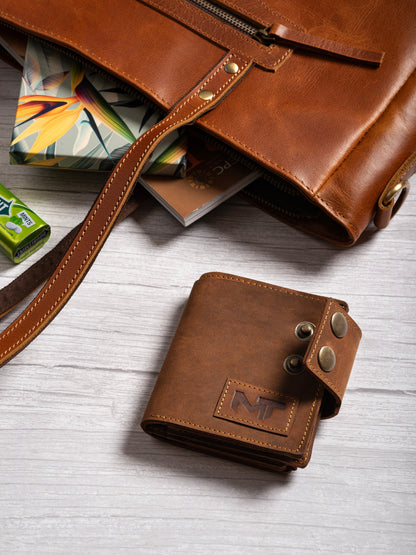 Classy Leather Bags Swift Hold Wallet - Tan Brown - AVBL MRKT (6)
