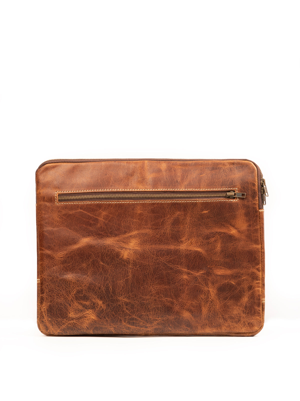 Classy Leather Bags Tan Laptop Sleeve - AVBL MRKT (3)