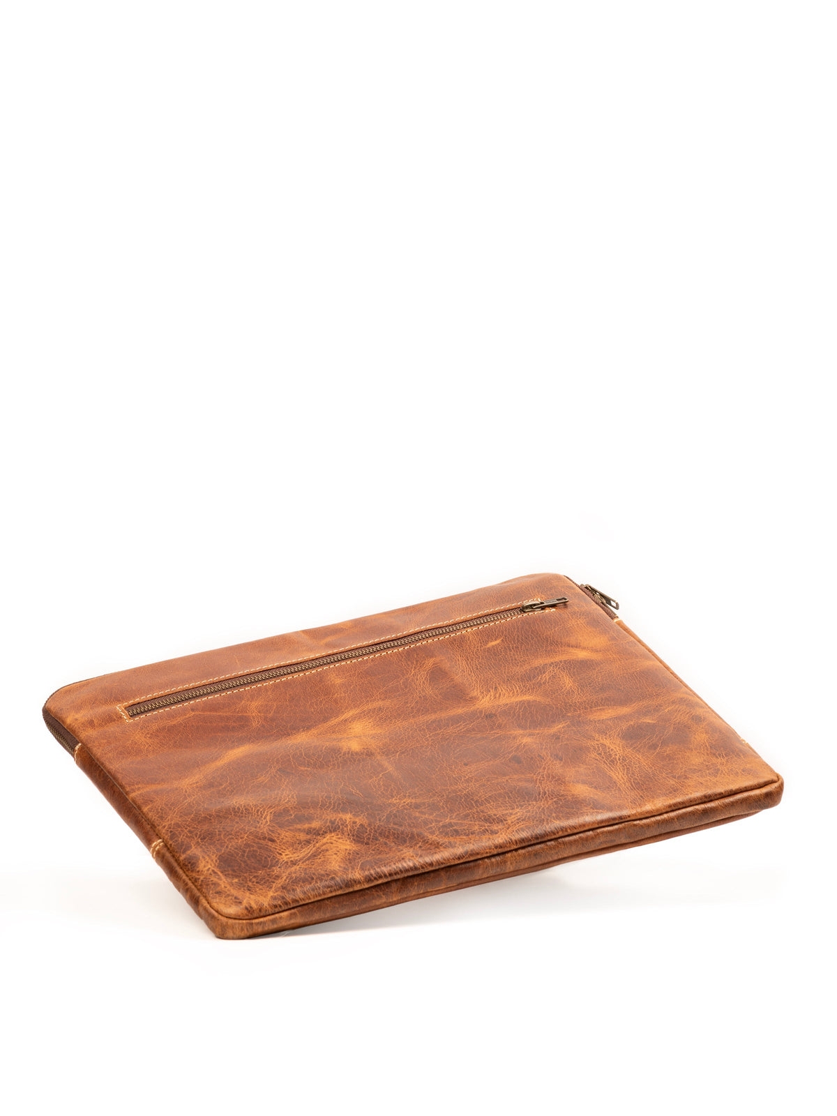 Classy Leather Bags Tan Laptop Sleeve - AVBL MRKT (4)