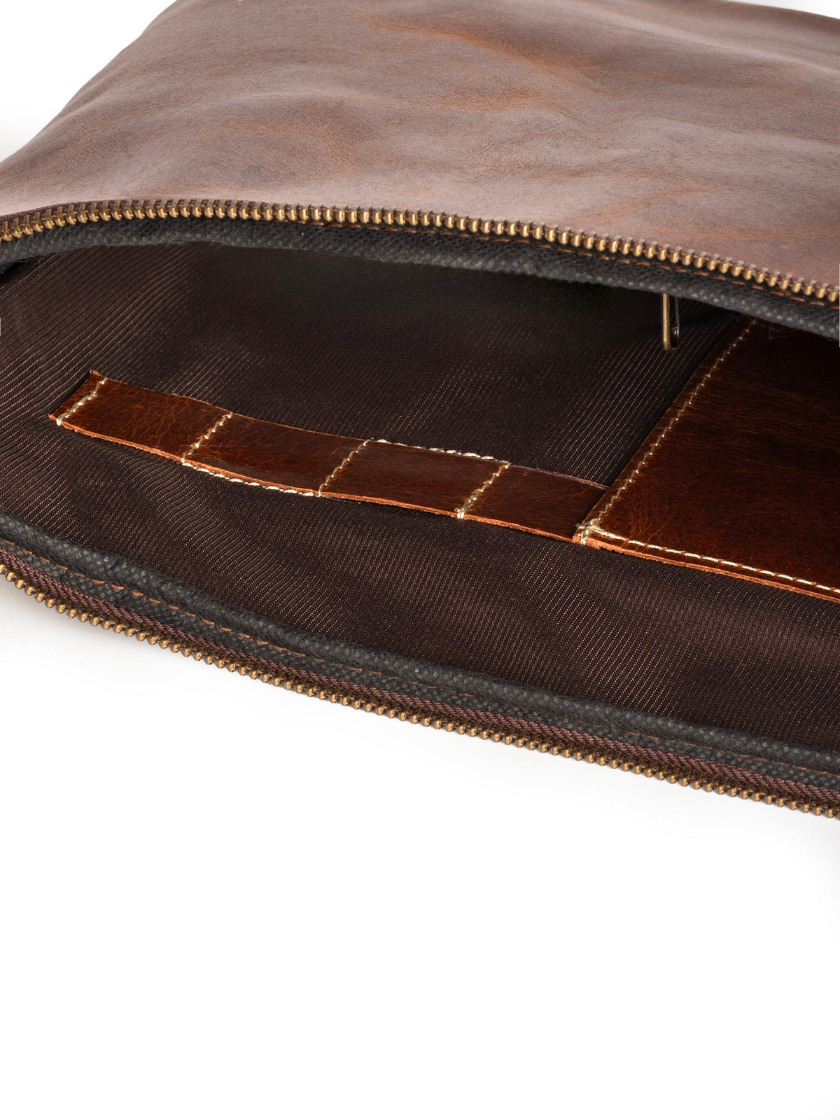 Classy Leather Bags Tan Laptop Sleeve - AVBL MRKT (5)