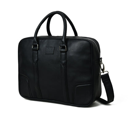 Classy Leather Bags Texas Black Leather Briefcase - AVBL MRKT (3)