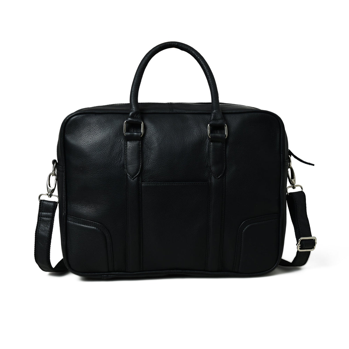 Classy Leather Bags Texas Black Leather Briefcase - AVBL MRKT (4)