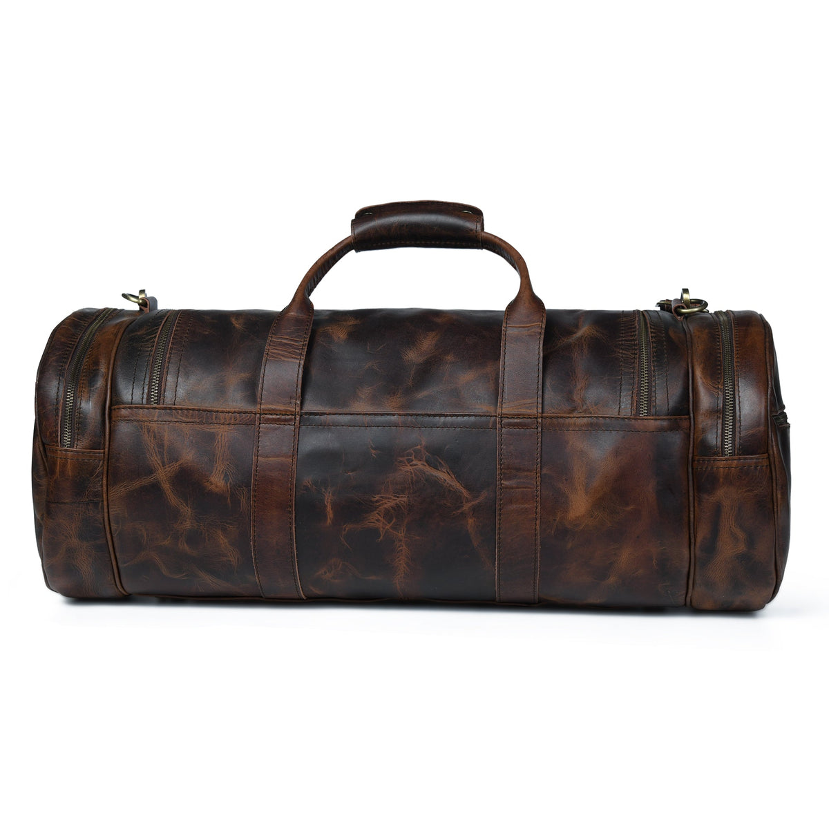 Classy Leather Bags Textured Carter Duffel - AVBL MRKT (4)