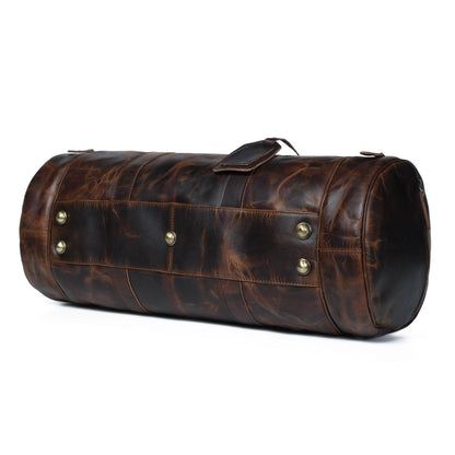 Classy Leather Bags Textured Carter Duffel - AVBL MRKT (5)