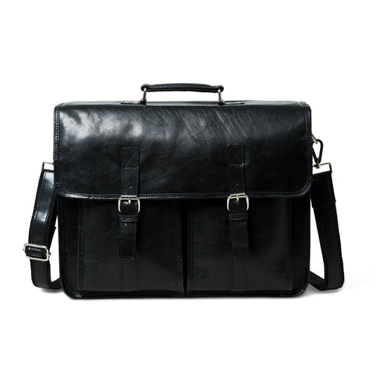 Classy Leather Bags The Architect Black Executive - AVBL MRKT (1)