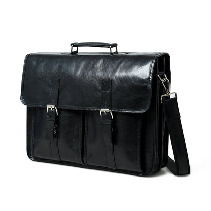 Classy Leather Bags The Architect Black Executive - AVBL MRKT (2)