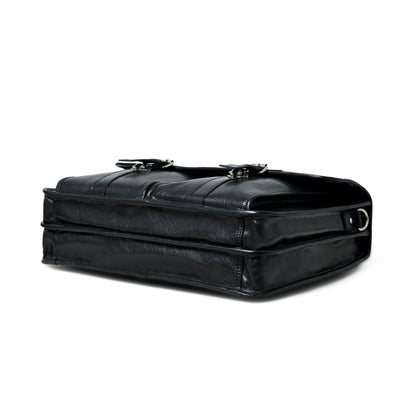 Classy Leather Bags The Architect Black Executive - AVBL MRKT (9)