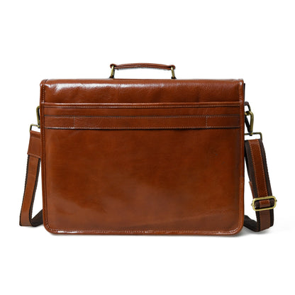 Classy Leather Bags The Architect Brown Executive - AVBL MRKT (6)