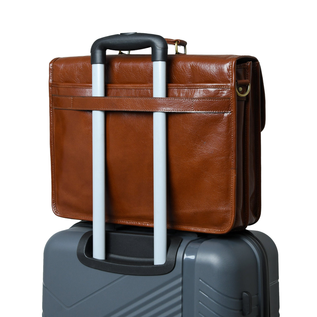 Classy Leather Bags The Architect Brown Executive - AVBL MRKT (8)