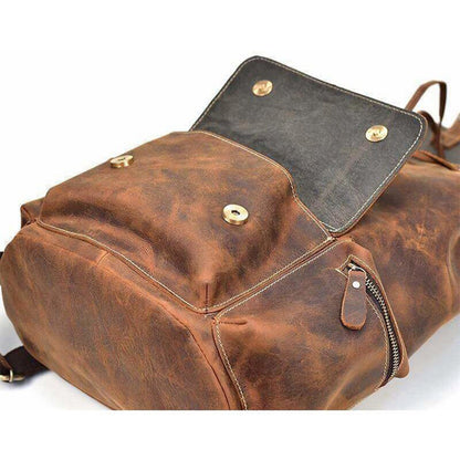 Classy Leather Bags The Armstrong Buffalo Backpack - AVBL MRKT (7)