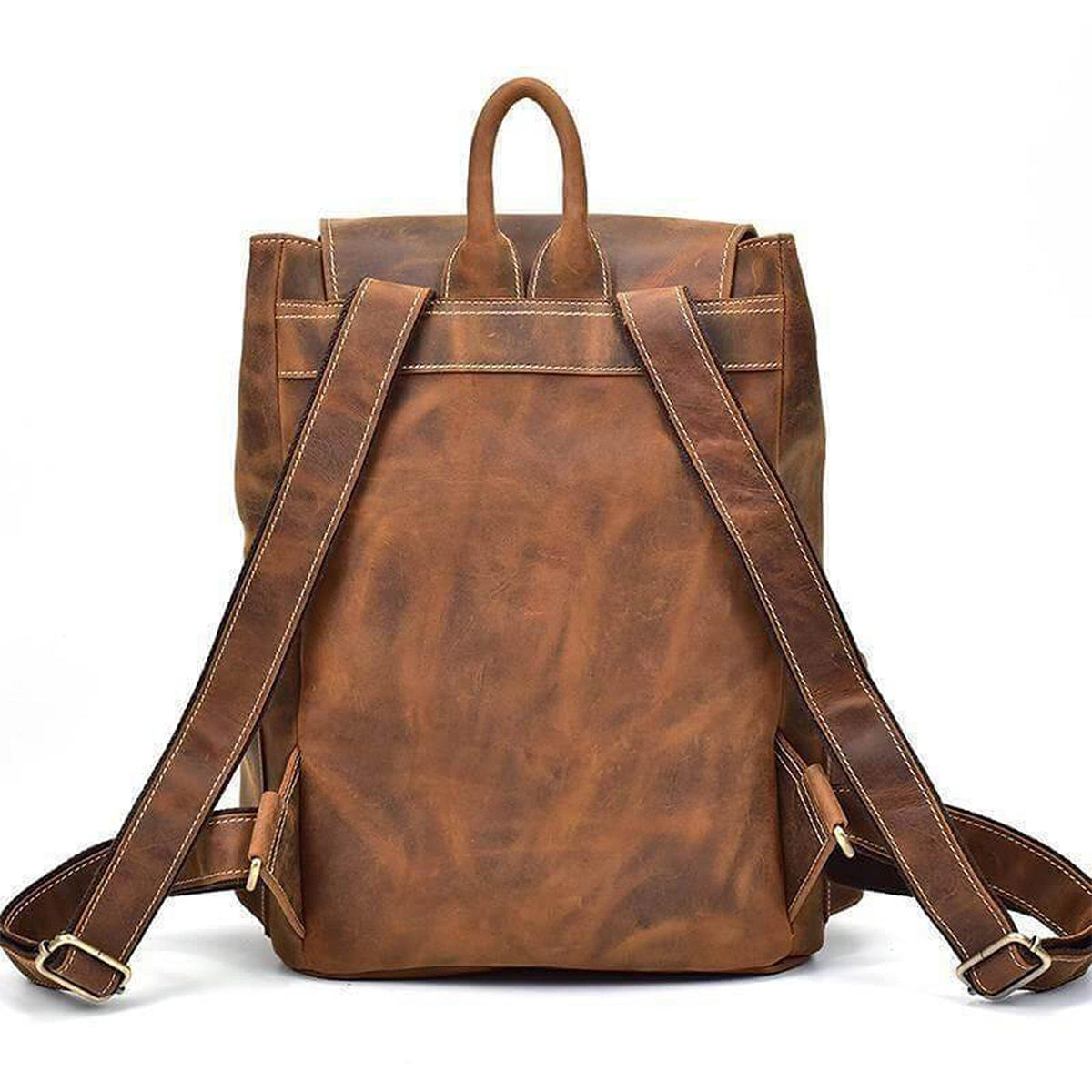 Classy Leather Bags The Armstrong Buffalo Backpack - AVBL MRKT (9)