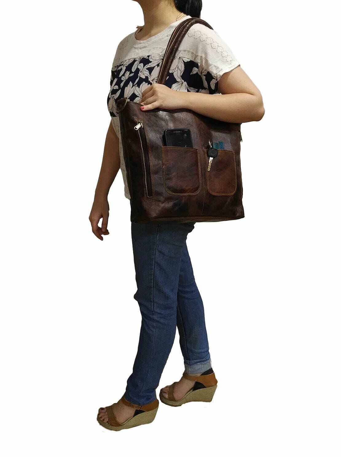Classy Leather Bags The Astoria Tote - AVBL MRKT (7)