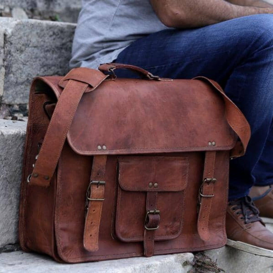 Classy Leather Bags The Attorney Briefcase - AVBL MRKT (2)
