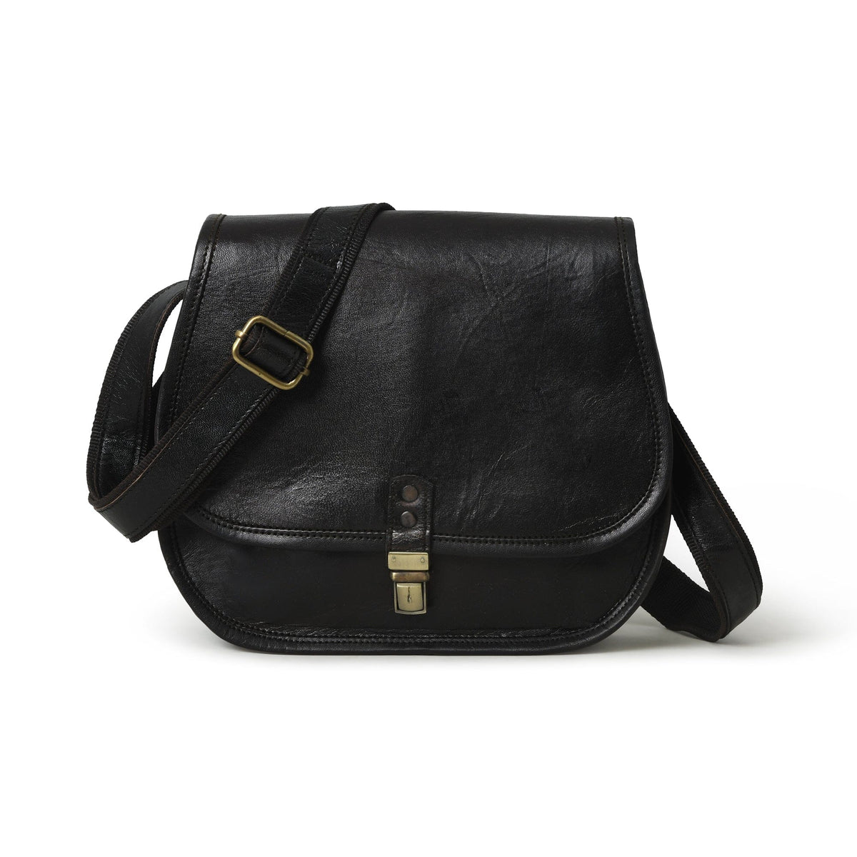 Classy Leather Bags The Black Crossbody - AVBL MRKT (1)