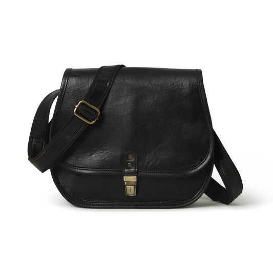 Classy Leather Bags The Black Crossbody - AVBL MRKT (1)