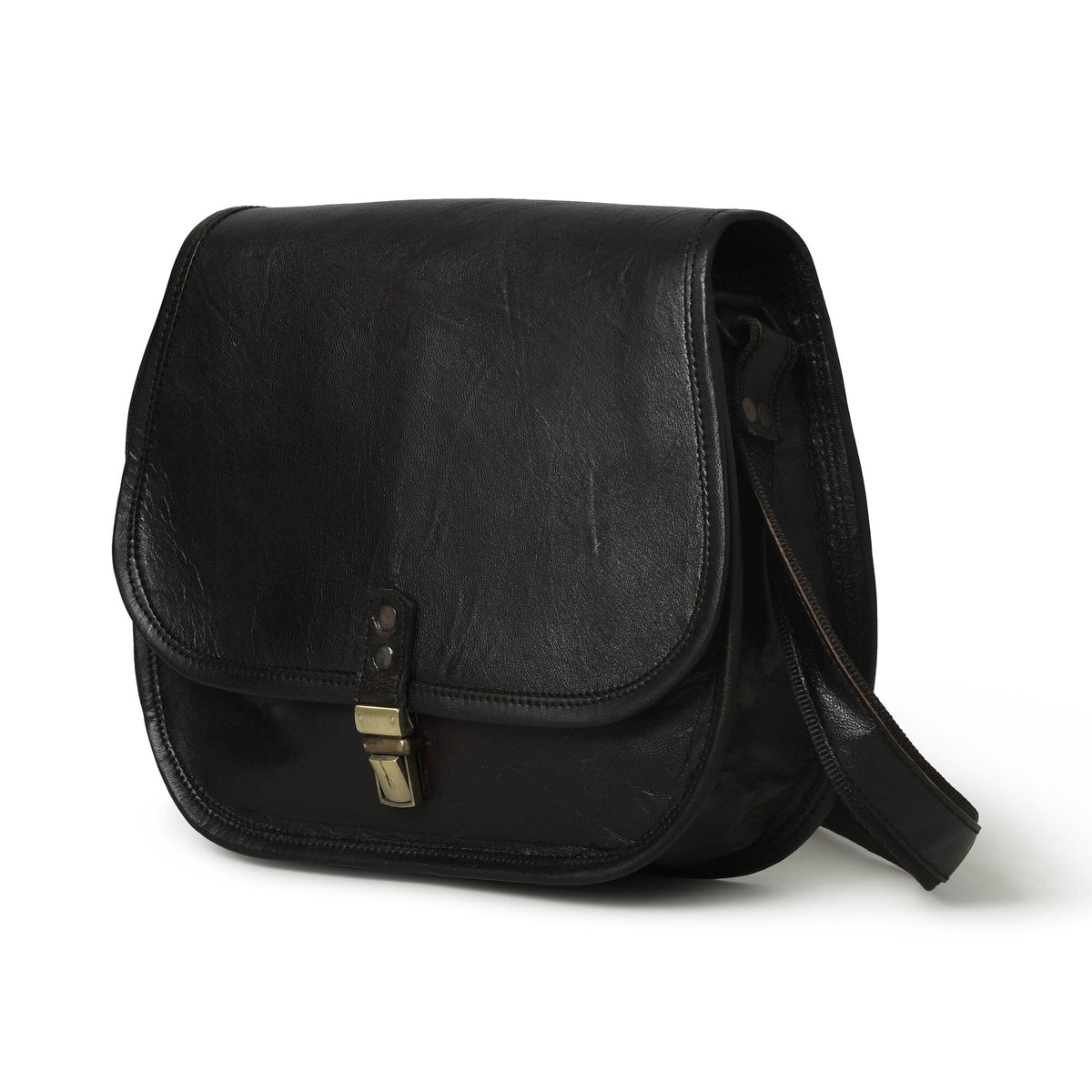 Classy Leather Bags The Black Crossbody - AVBL MRKT (4)