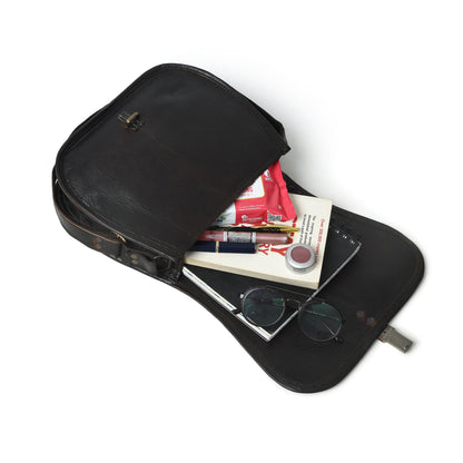 Classy Leather Bags The Black Crossbody - AVBL MRKT (7)
