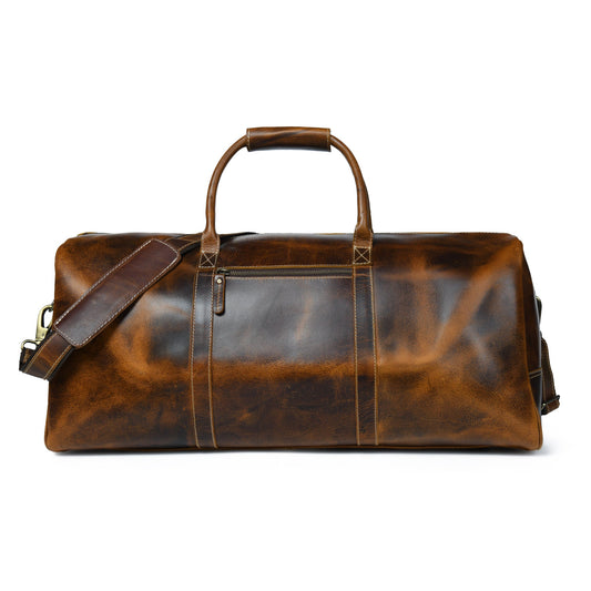 Classy Leather Bags The Buffalo Traveller- Caramel - AVBL MRKT (1)