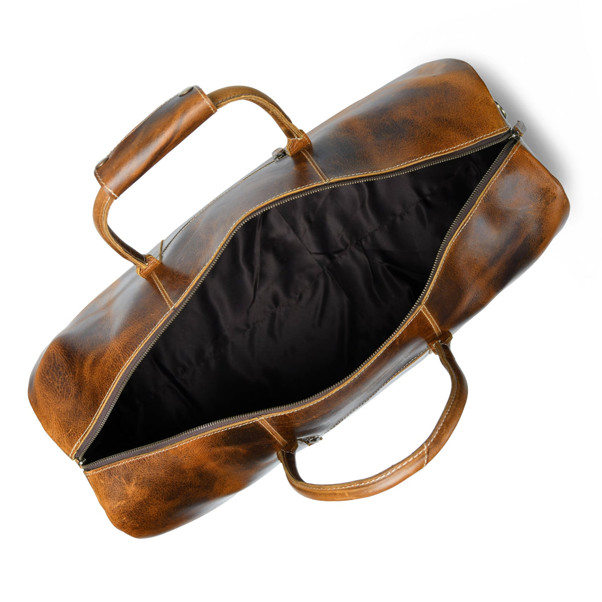 Classy Leather Bags The Buffalo Traveller- Caramel - AVBL MRKT (4)