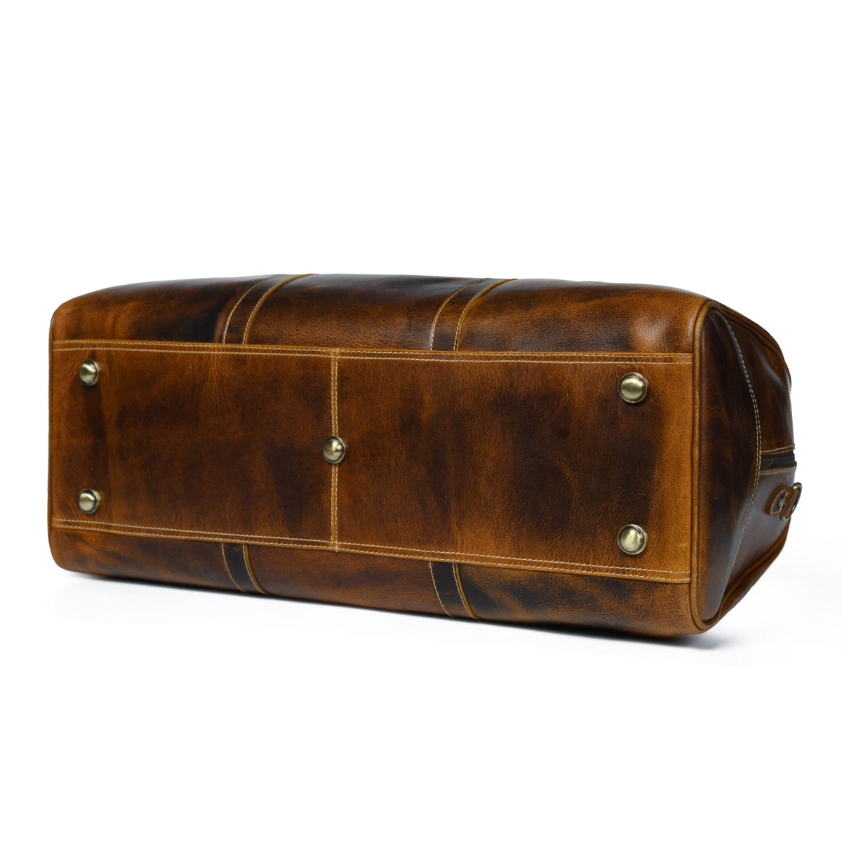 Classy Leather Bags The Buffalo Traveller- Caramel - AVBL MRKT (6)