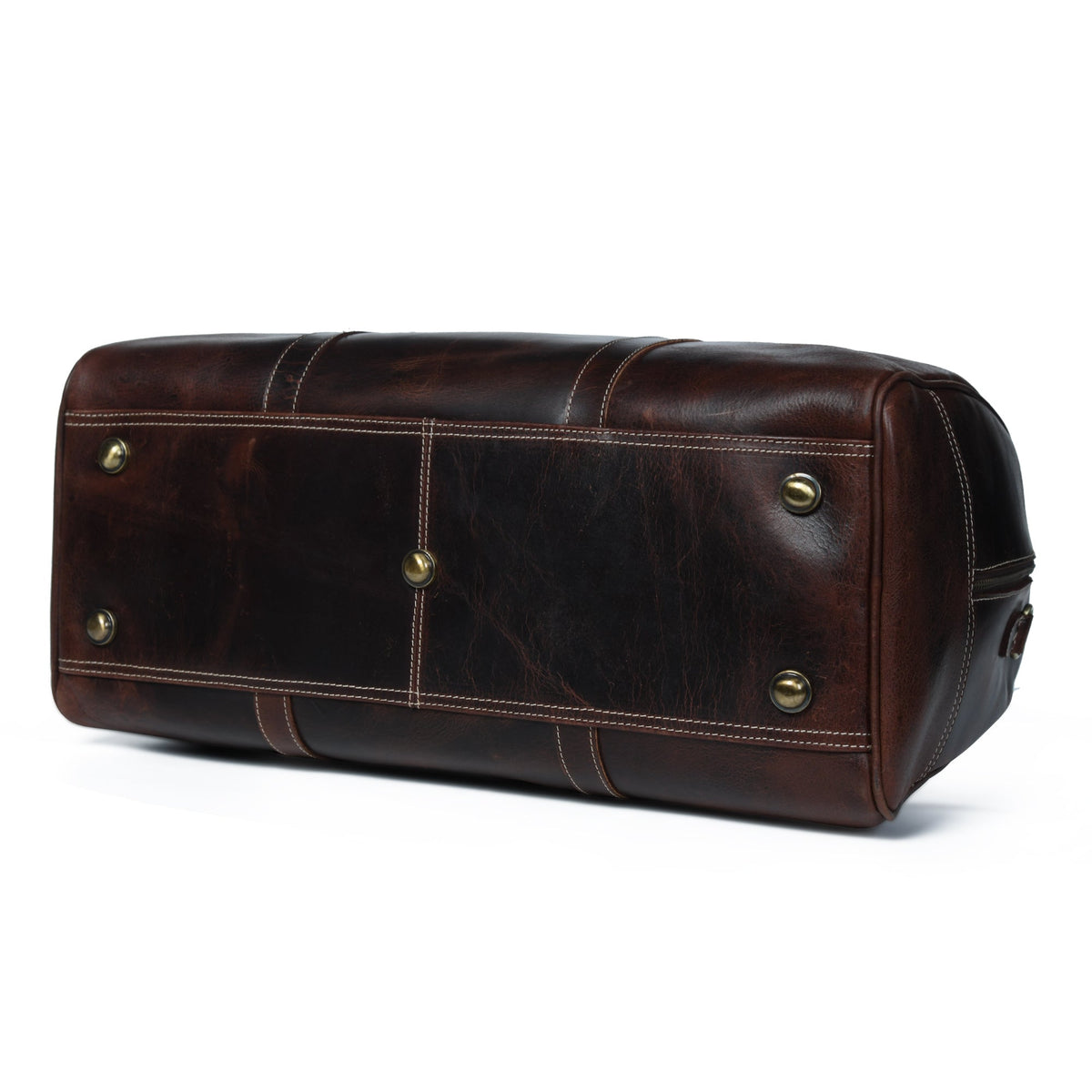 Classy Leather Bags The Buffalo Traveller- Walnut - AVBL MRKT (6)