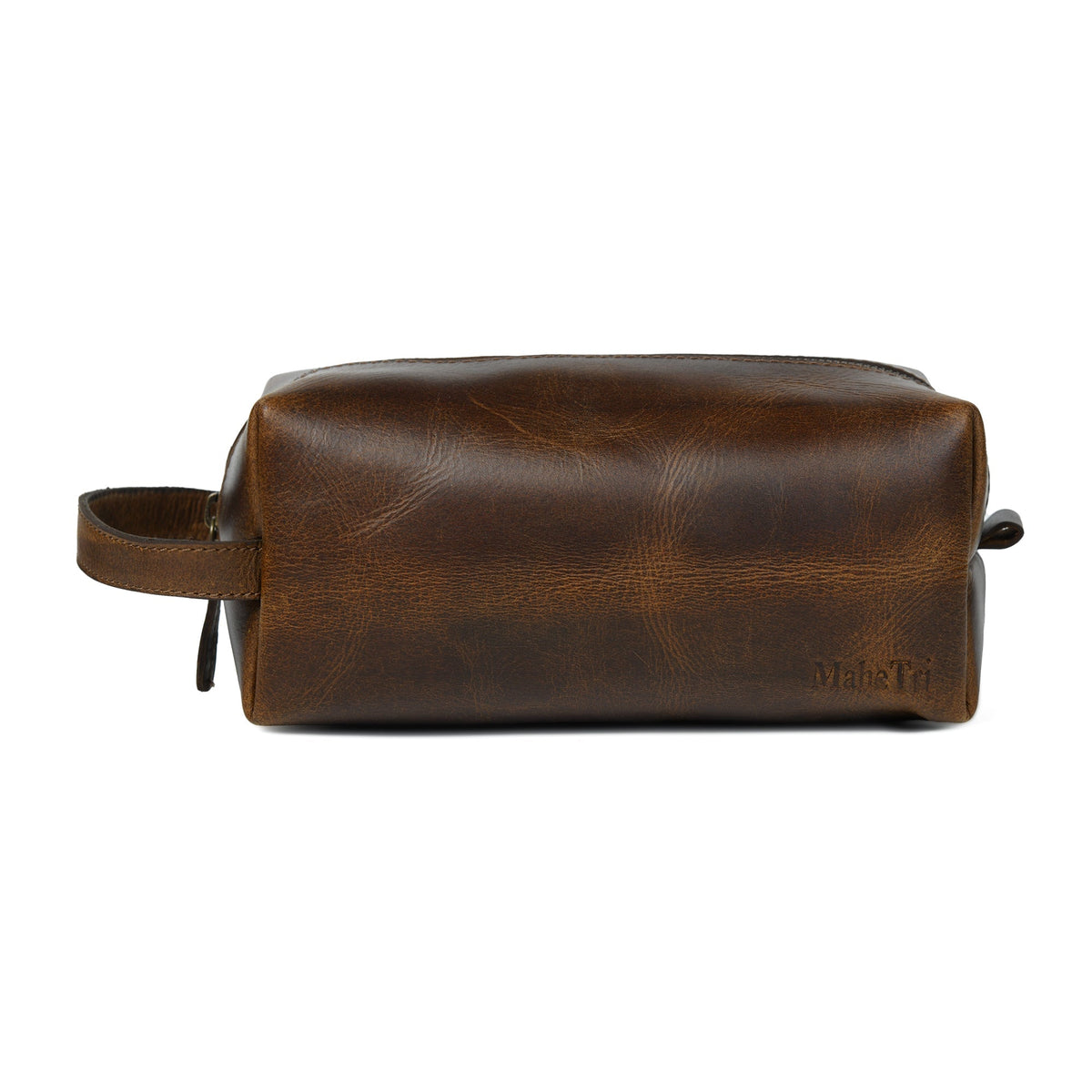 Classy Leather Bags The Cambridge Leather Dopp Kit - AVBL MRKT (1)