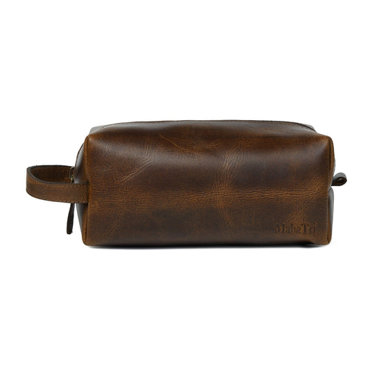 Classy Leather Bags The Cambridge Leather Dopp Kit - AVBL MRKT (1)