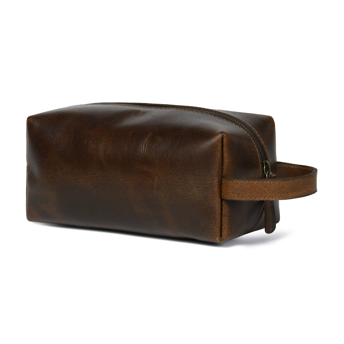 Classy Leather Bags The Cambridge Leather Dopp Kit - AVBL MRKT (4)