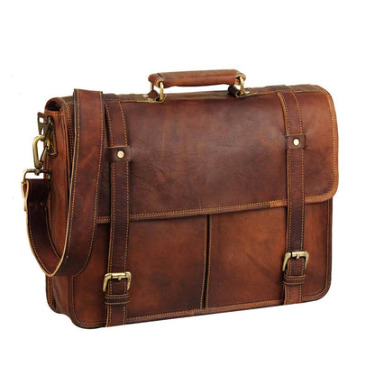 Classy Leather Bags The Chicago Messenger - AVBL MRKT (1)
