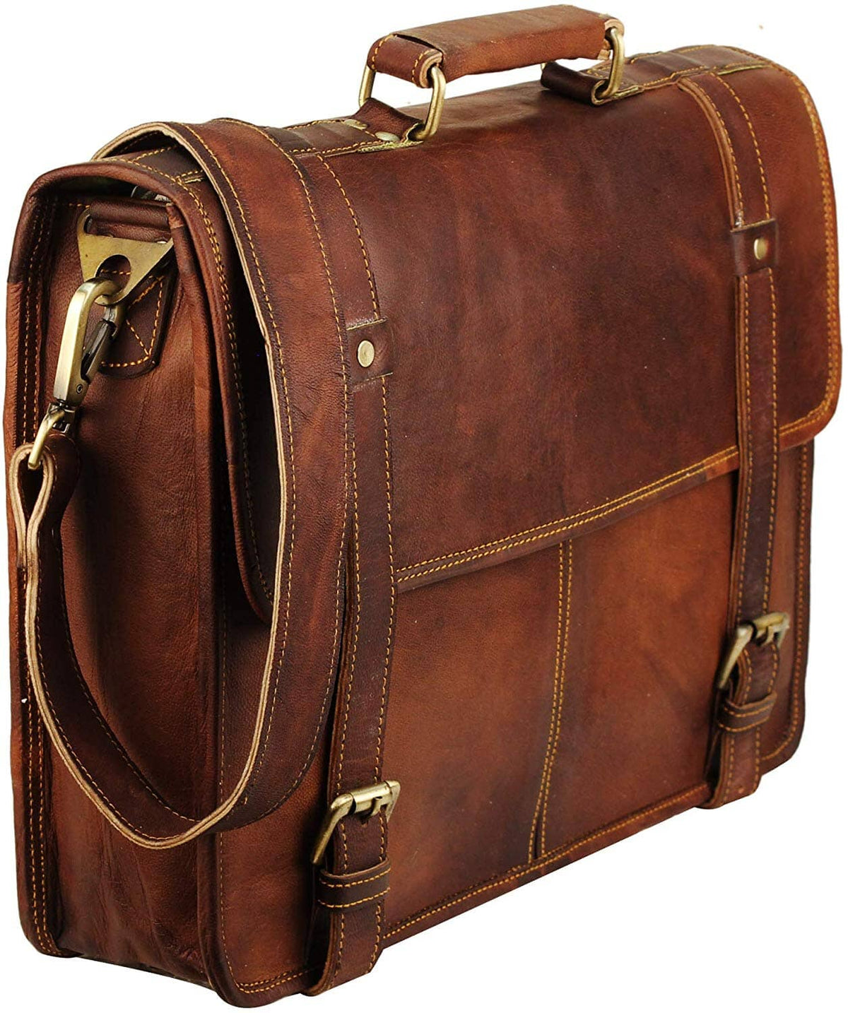 Classy Leather Bags The Chicago Messenger - AVBL MRKT (4)
