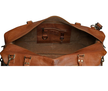 Classy Leather Bags The Chicago Weekender Duffel - AVBL MRKT (4)