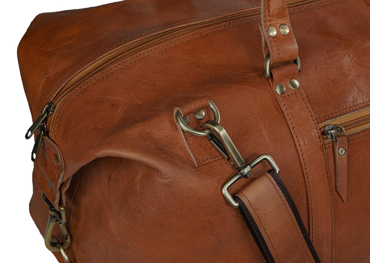 Classy Leather Bags The Chicago Weekender Duffel - AVBL MRKT (6)