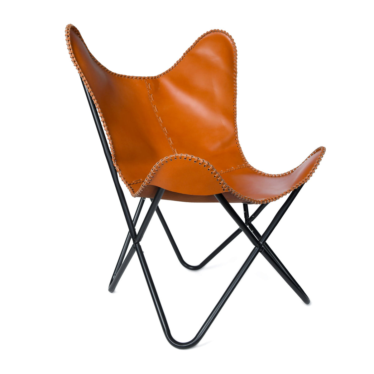 Classy Leather Bags The Comforter Butterfly Chair - AVBL MRKT (4)