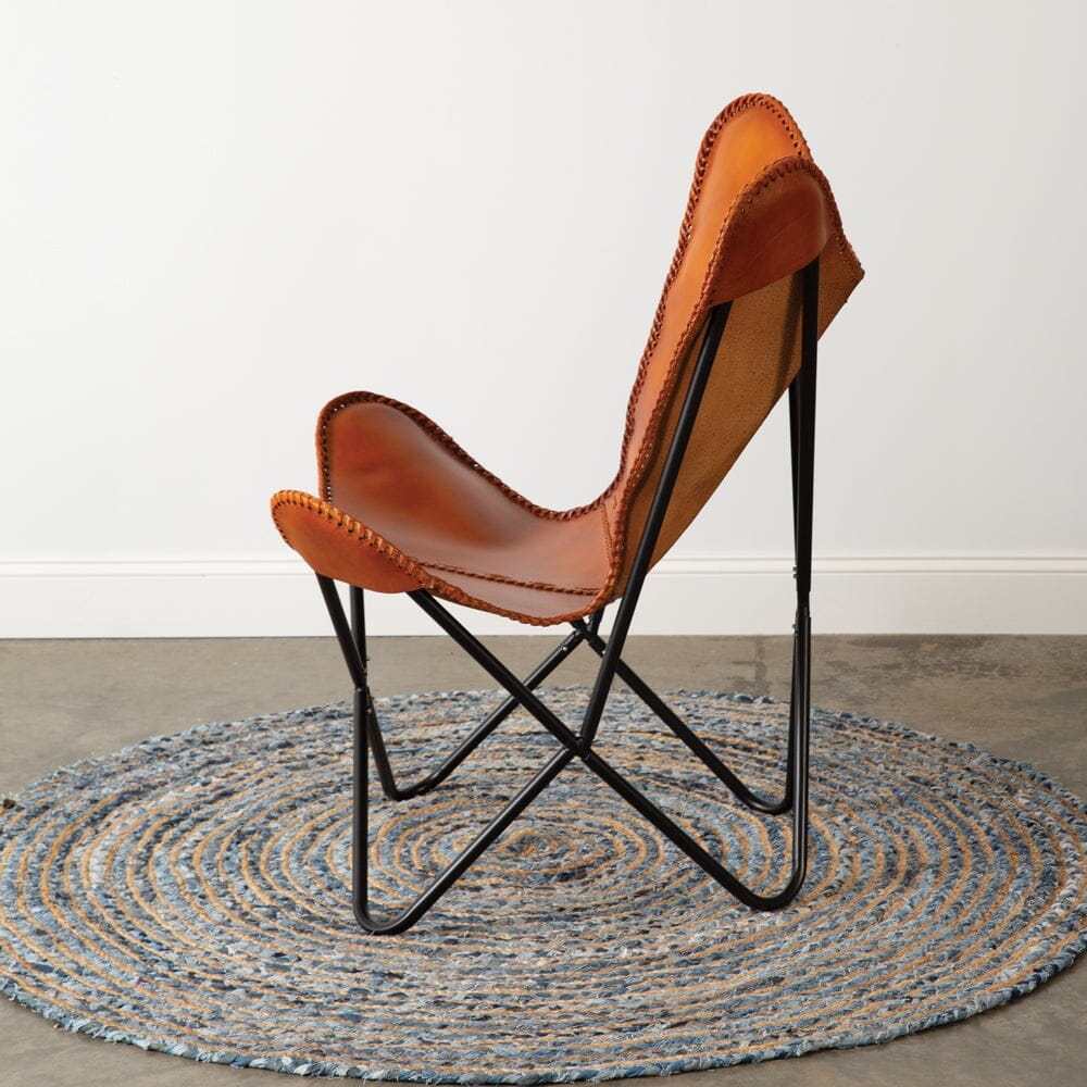 Classy Leather Bags The Comforter Butterfly Chair - AVBL MRKT (6)