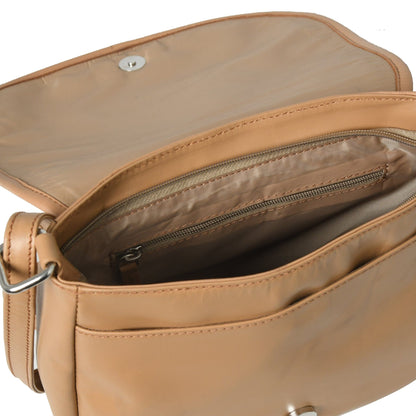 Classy Leather Bags The Croco Satchel- Beige - AVBL MRKT (9)