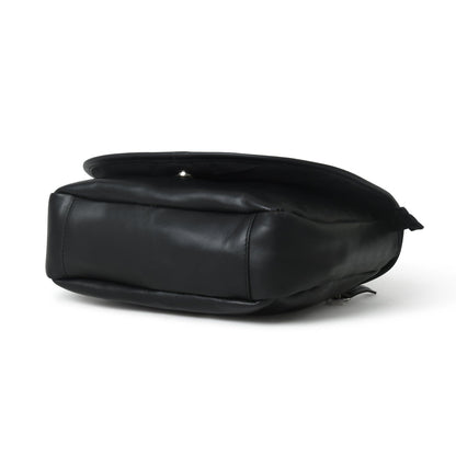 Classy Leather Bags The Croco Satchel- Black - AVBL MRKT (7)