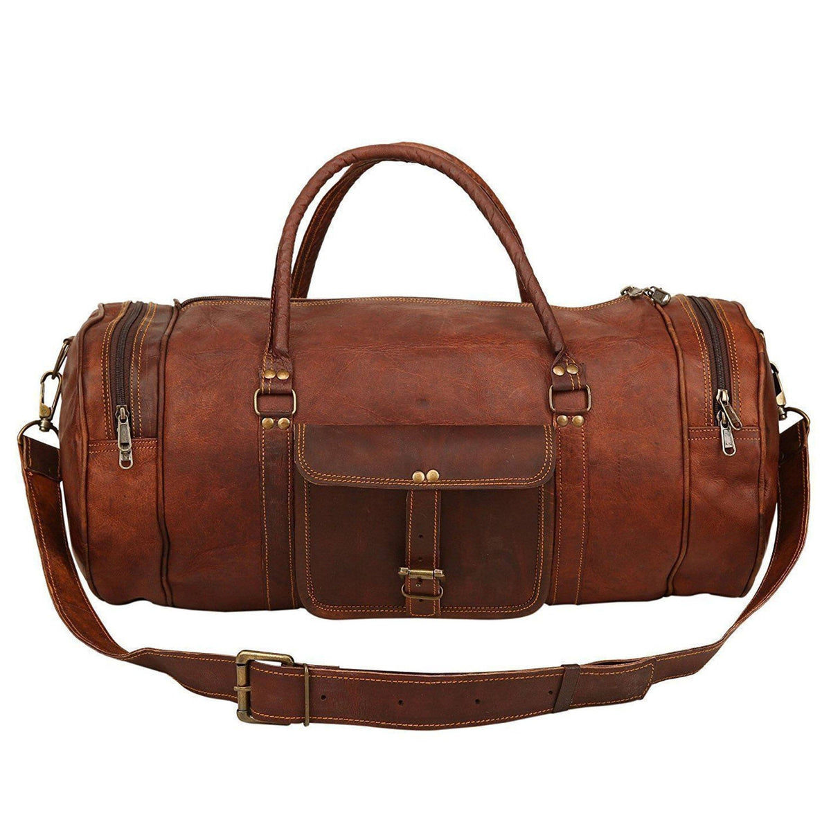 Classy Leather Bags The Dapper Duffel - AVBL MRKT (1)