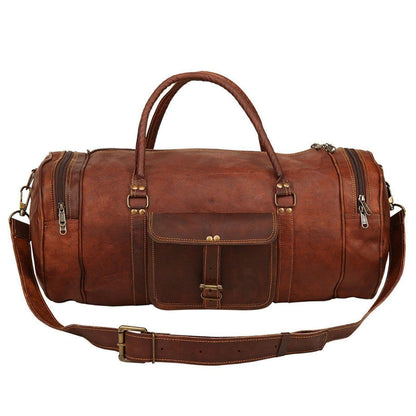 Classy Leather Bags The Dapper Duffel - AVBL MRKT (1)
