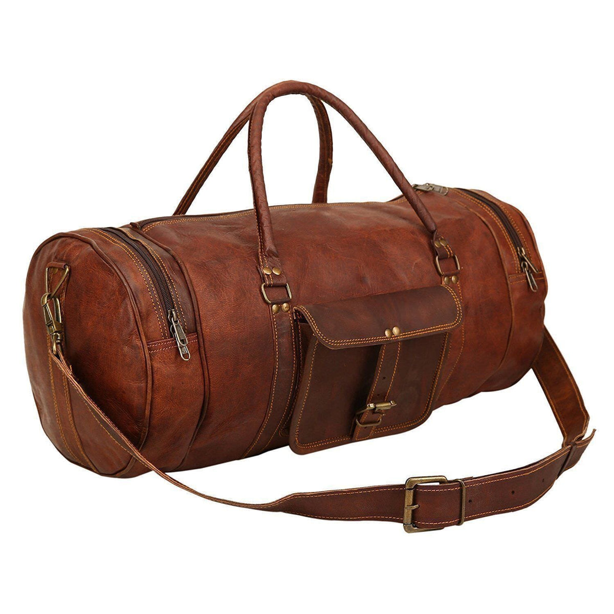 Classy Leather Bags The Dapper Duffel - AVBL MRKT (2)