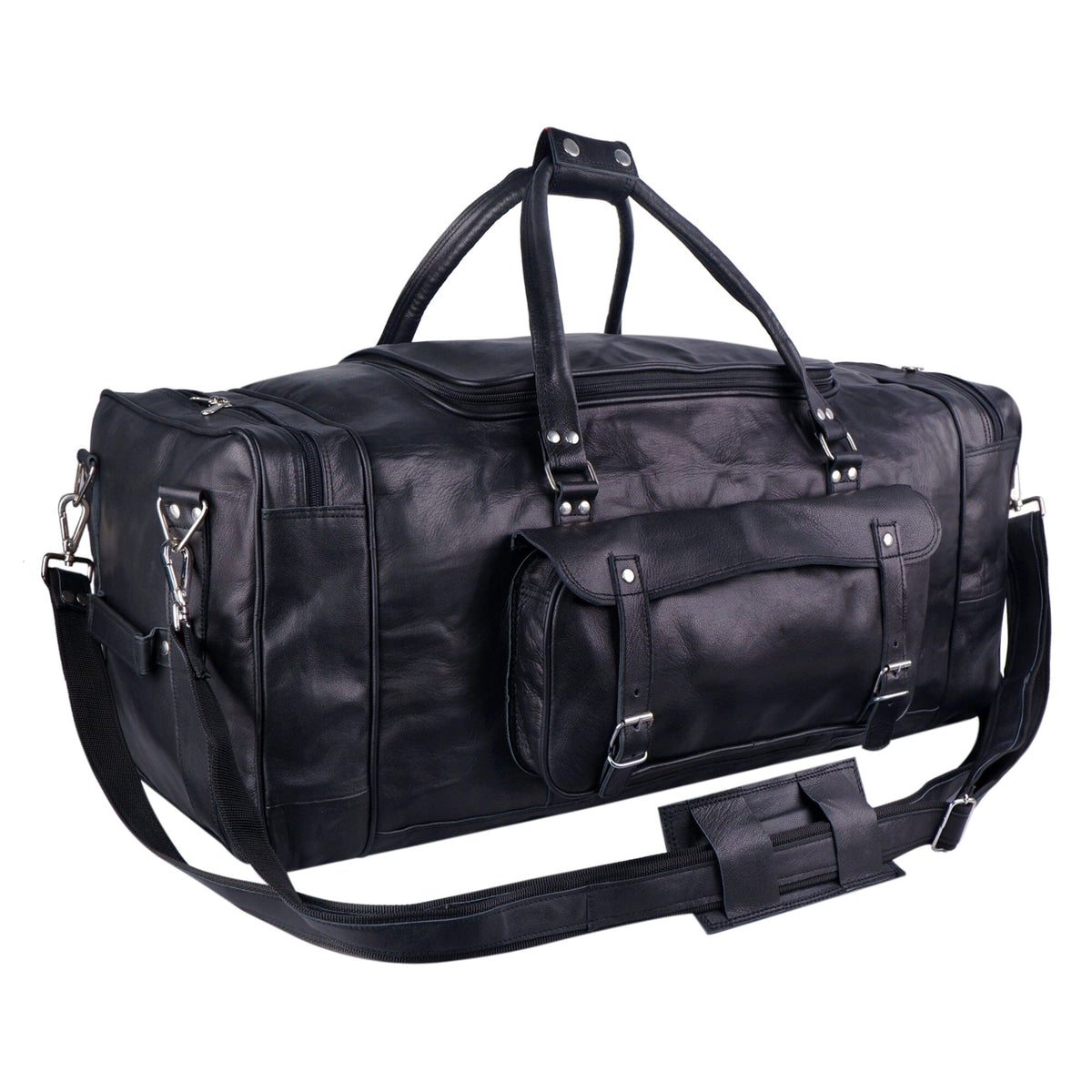 Classy Leather Bags The Dark Knight Traveler + FREE Toiletry Bag - AVBL MRKT (9)